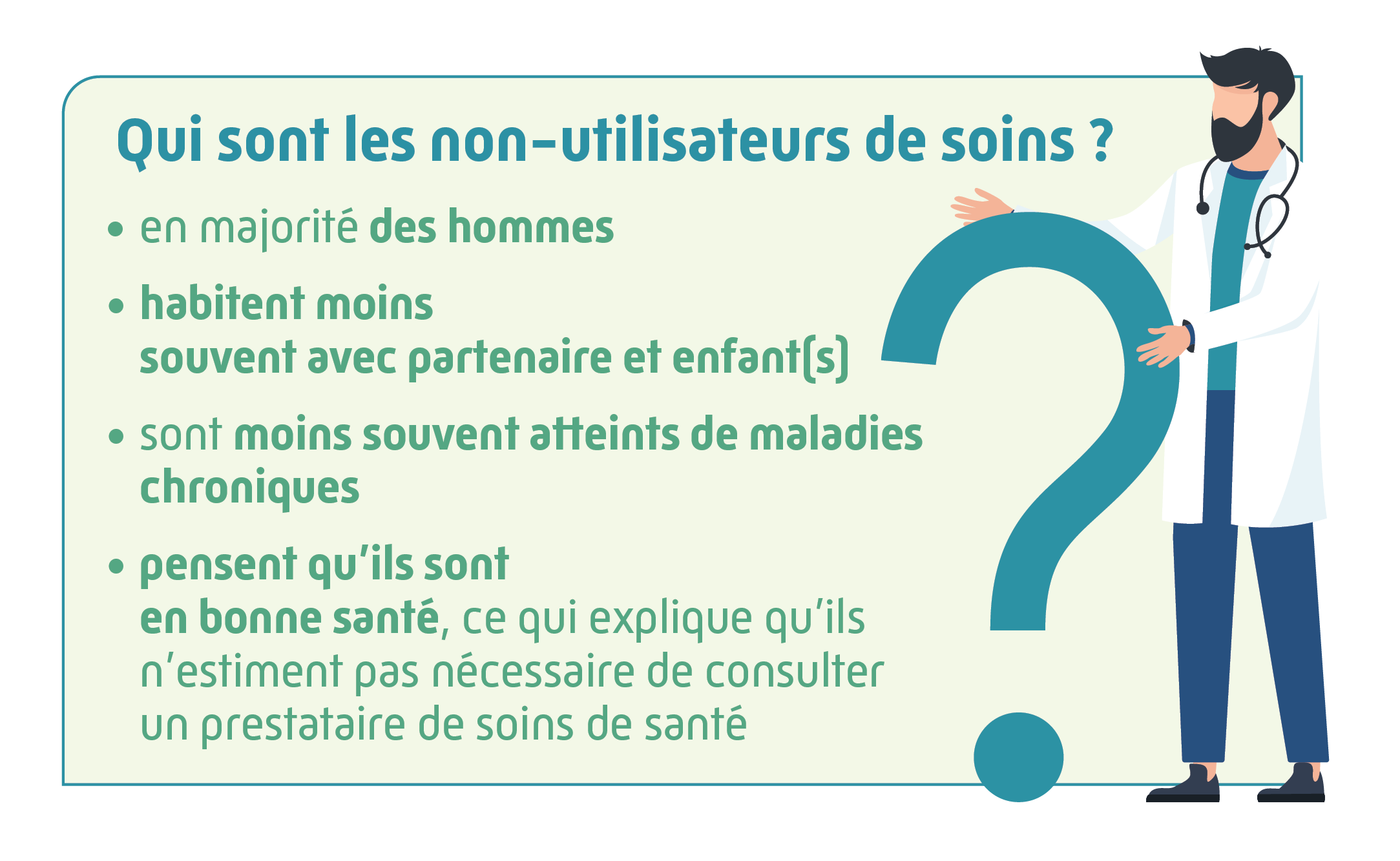 infographie non utilisateurs soins